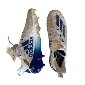 Adidas Adizero Reign Young King Football Cleat Blue White Floral Size 12 FU6707